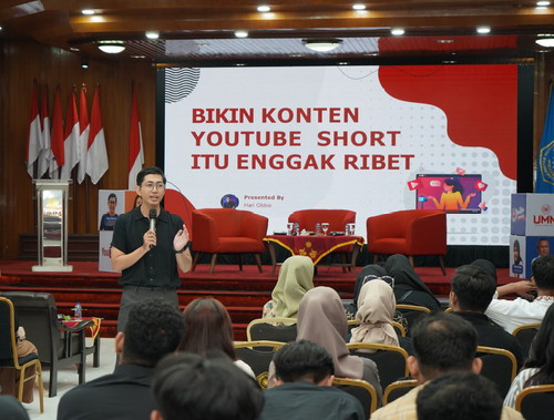 YouTube Campus Day di UMM, Telkomsel Fasilitasi Mahasiswa Geluti Content Creator