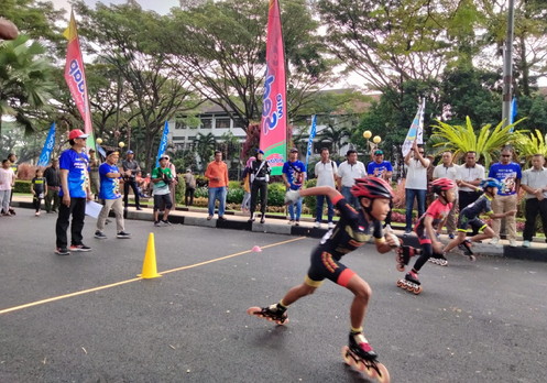 Seru! 563 Atlet Beradu Speed di Kejurnas Sepatu Roda Piala Wali Kota Malang 2024