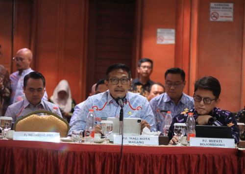 Pj Wahyu Hidayat Paparkan Gambaran RDTR Kota Malang ke Kementerian ATR/BPN