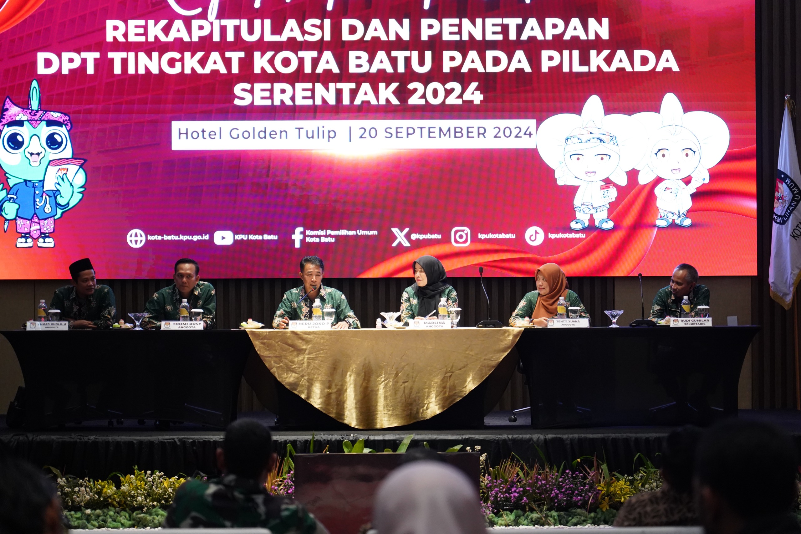 Jumlah DPT Pilkada 2024 Kota Batu Ditetapkan Sebesar 166.942 Pemilih