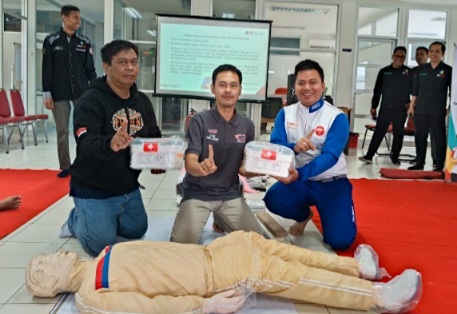 Kopdar Gass Menuju Honda Bikers Day 2024, MPM Honda Jatim Berikan Pelatihan Basic Life Support