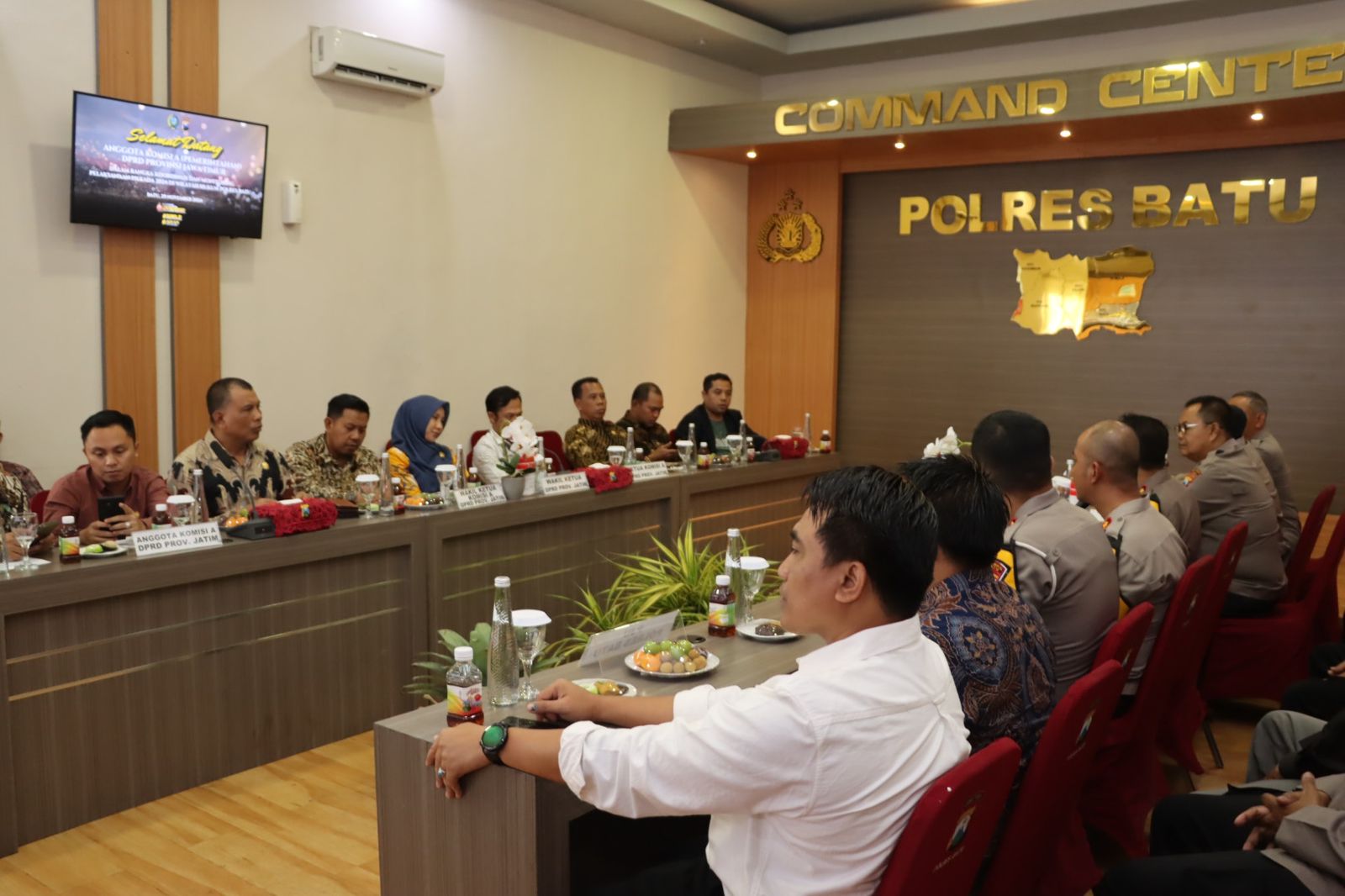 Monitoring Pasca Pilkada dan Persiapan Nataru, Komisi A Jatim Berkunjung ke Polres Batu