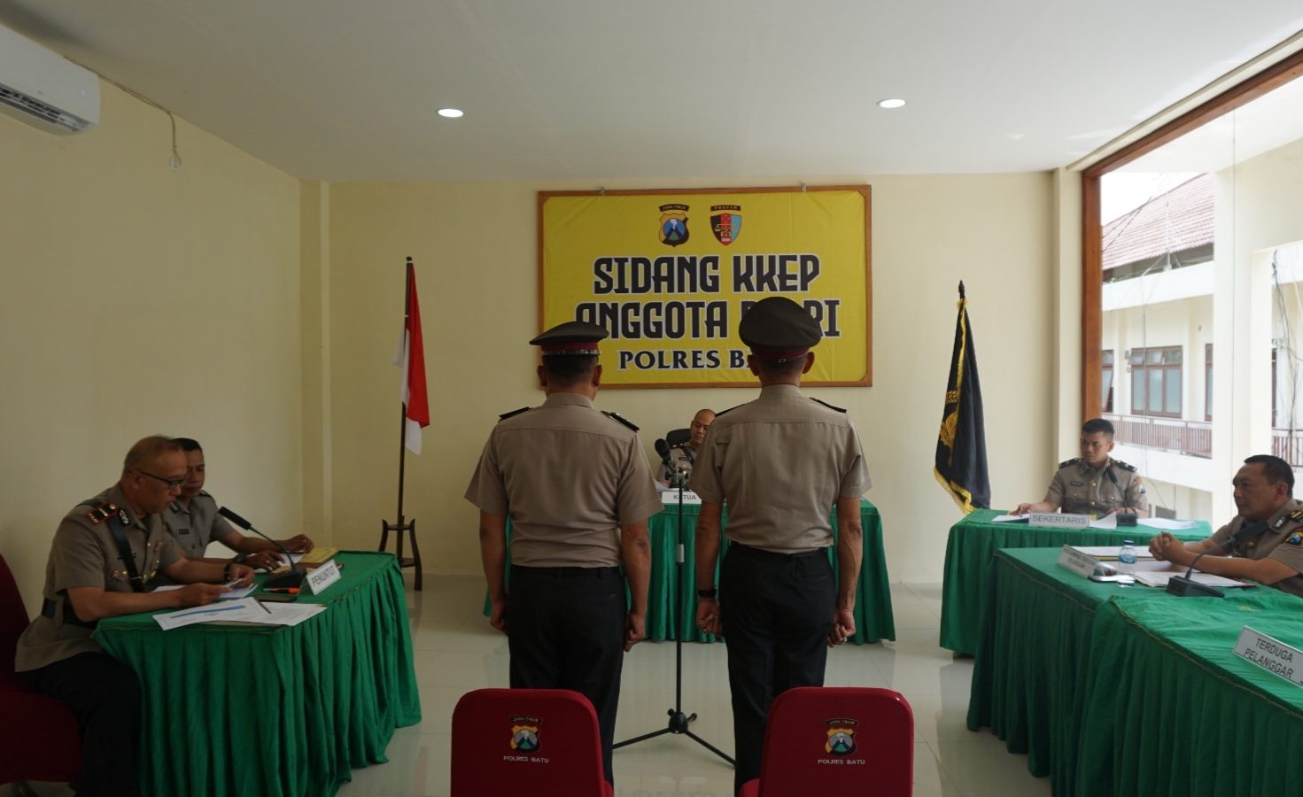 Sidang Etik Anggota Polres Batu Digelar Terbuka