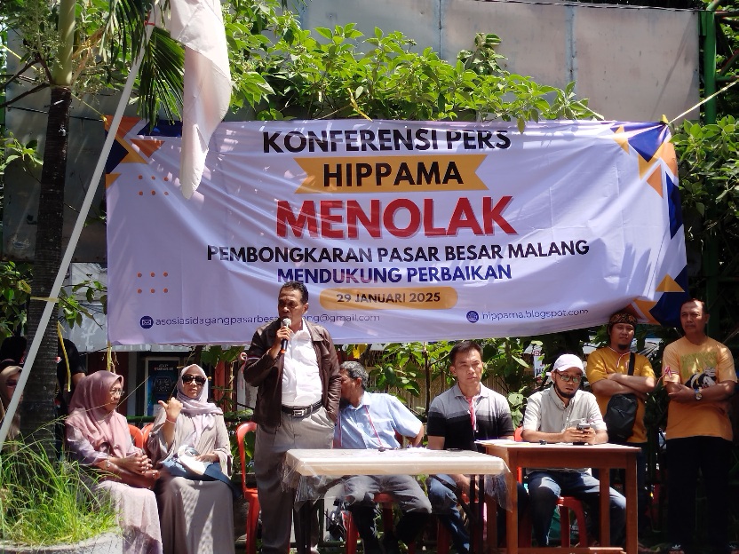 Hippama Tolak Pembangunan Pasar Besar, Ini Alasannya