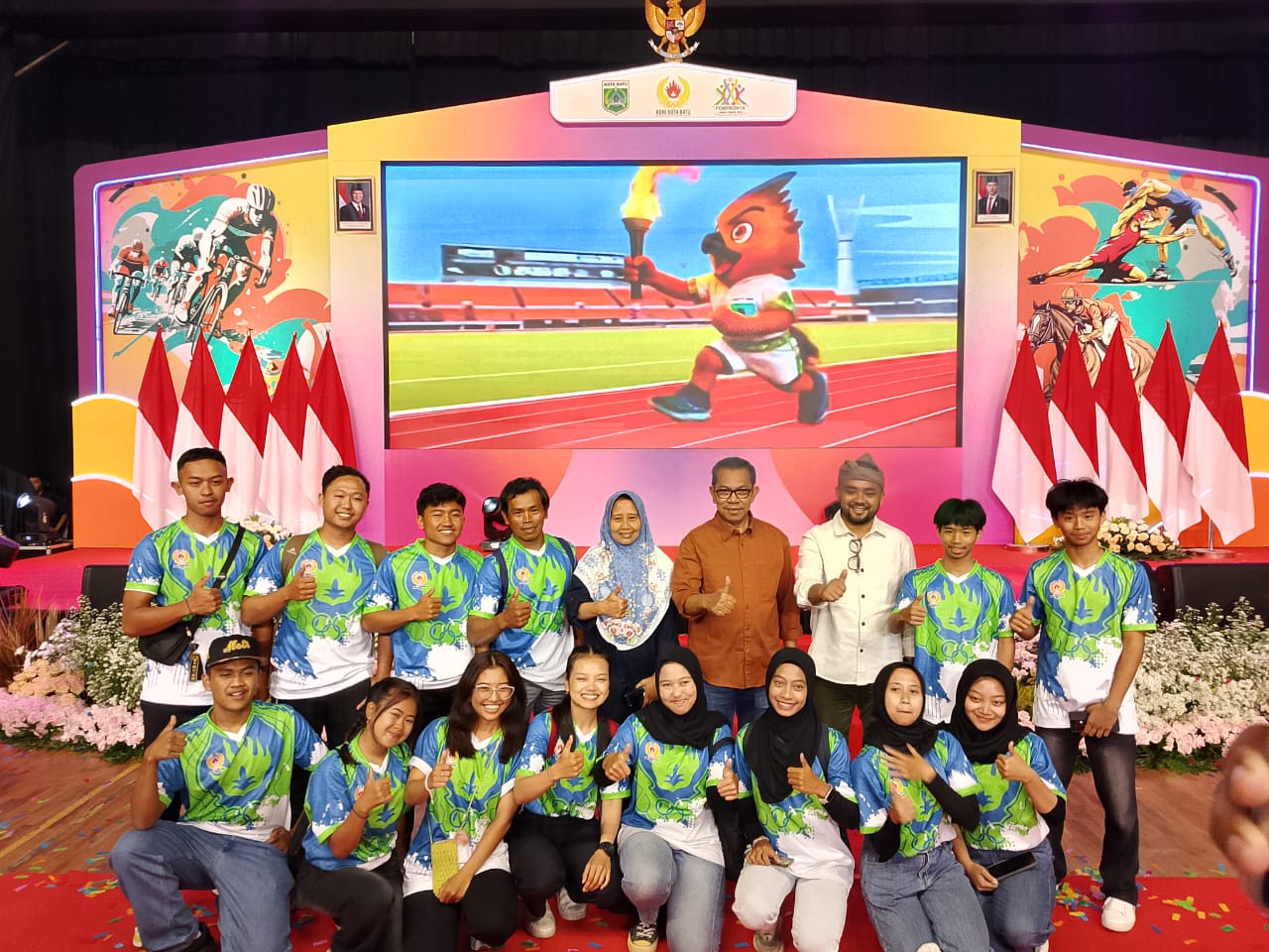 Elang Jawa ‘Saeba’ Diluncurkan Pemkot Batu, Maskot Resmi Porprov Jatim 2025