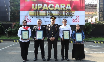 Semangat Pancasila: Kapolresta Malang Kota Apresiasi 24 Polisi dan Warga Berprestasi