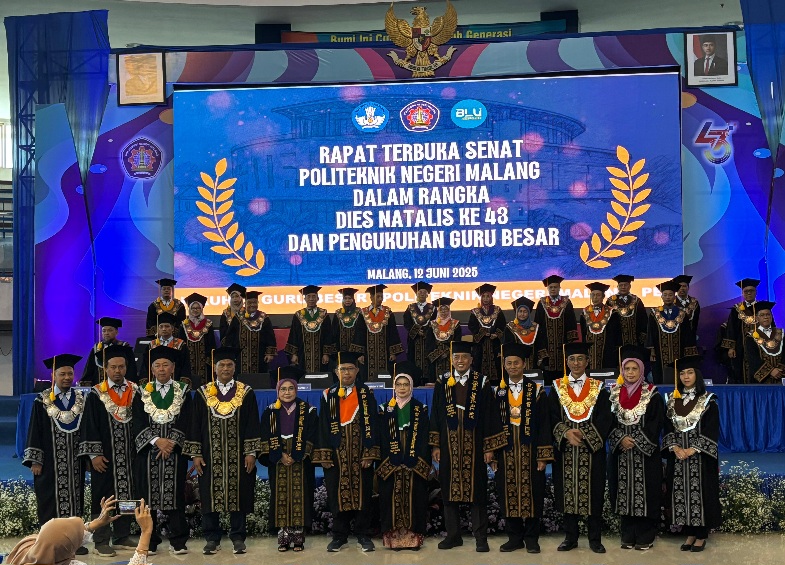 Polinema Kukuhkan Lima Guru Besar