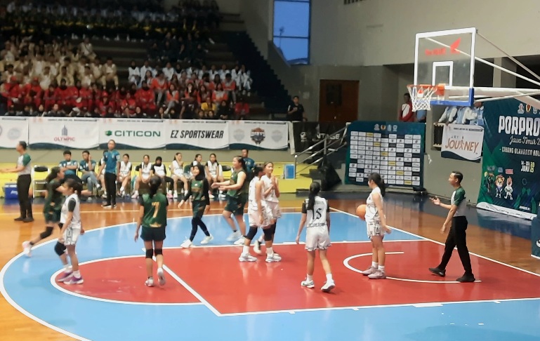 Menang di Pertandingan Pertama, Tim Basket Putri Kabupaten Malang Siap Pertahankan Hasil Positif