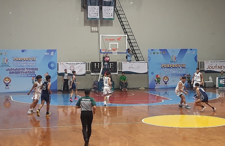 Didukung Langsung Wali Kota, Tim Basket Kota Malang Raih Hasil Apik di Laga Perdana