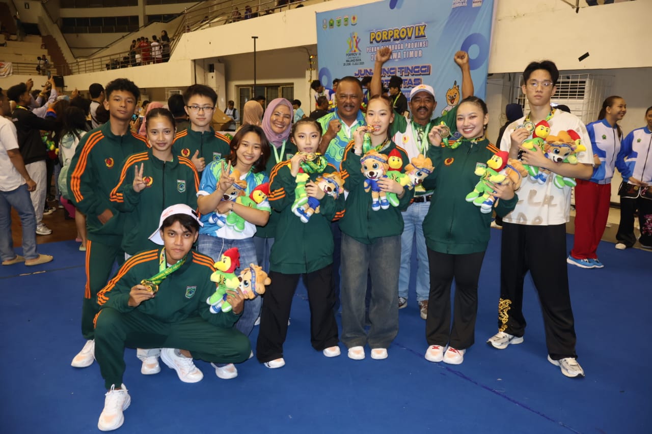 Wushu Tambah Koleksi Medali Kota Batu