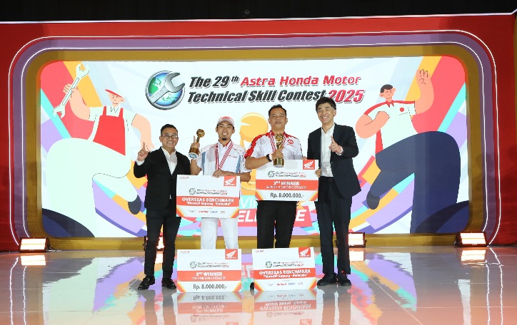 Bikin Harum Nama Jatim di Tingkat Nasional, Teknisi MPM Honda Jatim Borong Prestasi di Ajang AHM-TSC 2025