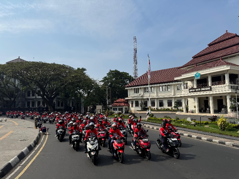 Parade Vario160 di Malang Berlangsung Meriah, Dipadati Ribuan Pecinta Vario