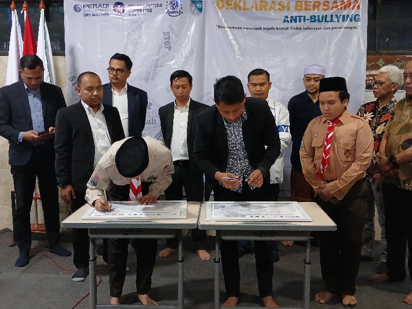 Peradi Malang Gelar Deklarasi Anti-Bullying di YPI Arrohmah