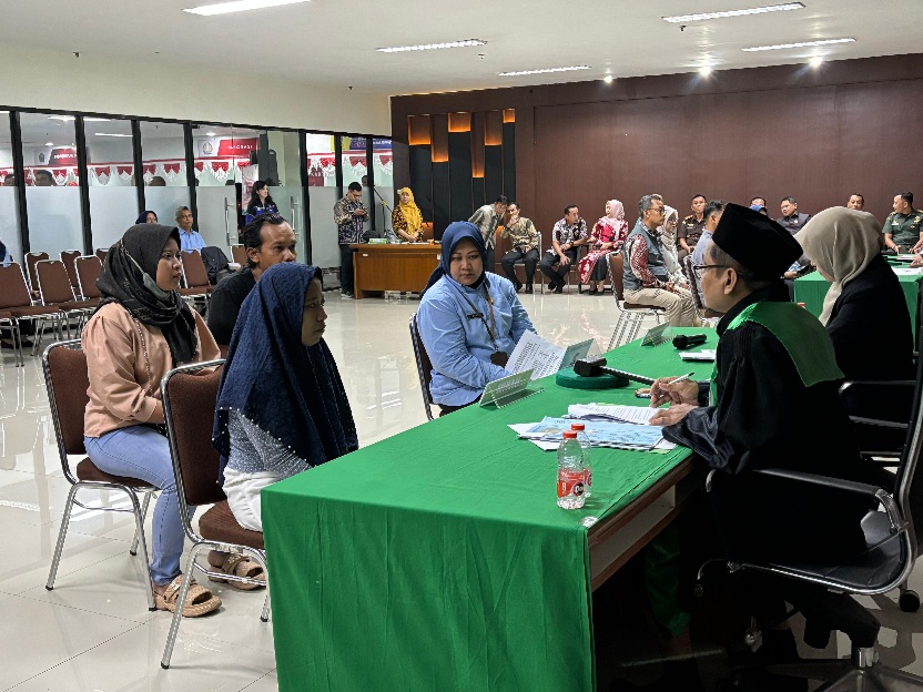Jalani Sidang Terpadu, 25 Anak Sah Milik Wali Hukum