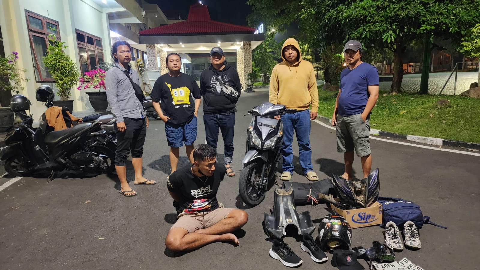 Dua Tersangka Curanmor di Taman Wisata Blendrang Diringkus Polisi
