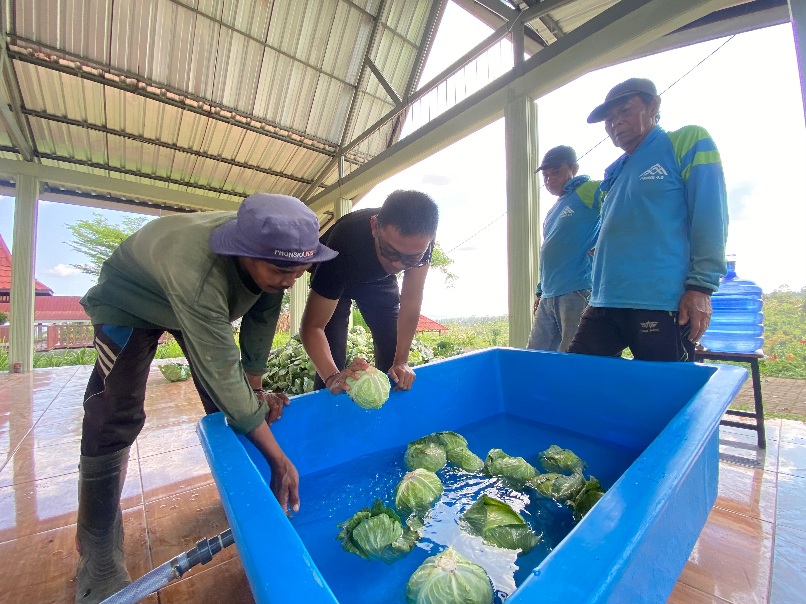 Inovasi Warga Binaan Lapas Kelas I Malang di SAE Ngajum Operasikan Alat Nano Bubble Ozon Generator untuk Awetkan Hasil Panen