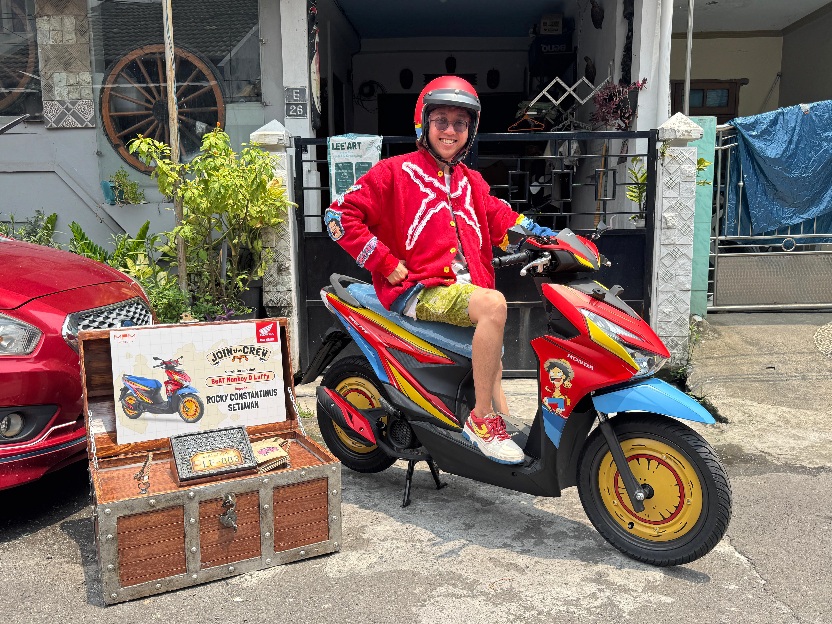 MPM Honda Jatim Mulai Distribusikan Honda BeAT One Piece x Tahilalats ke Konsumen di Surabaya