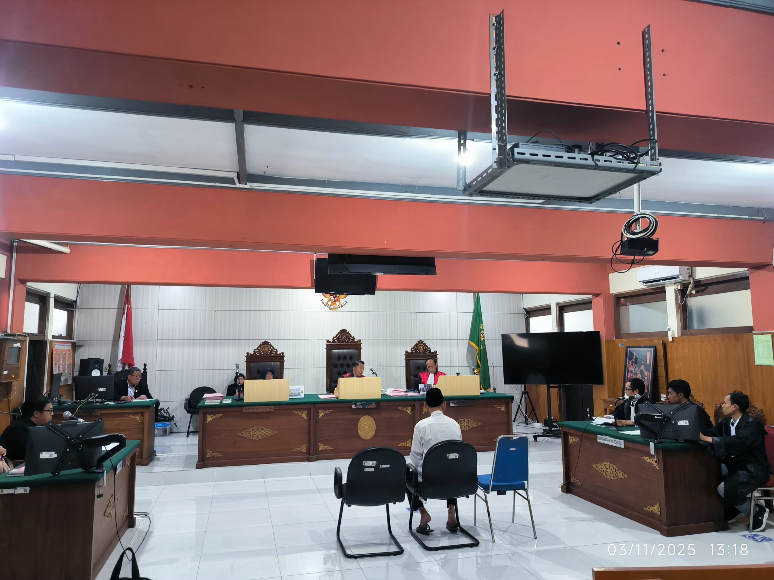 Kakek Terduga Pelaku Pencabulan di Lingkungan Ponpes Jalani Sidang Perdana