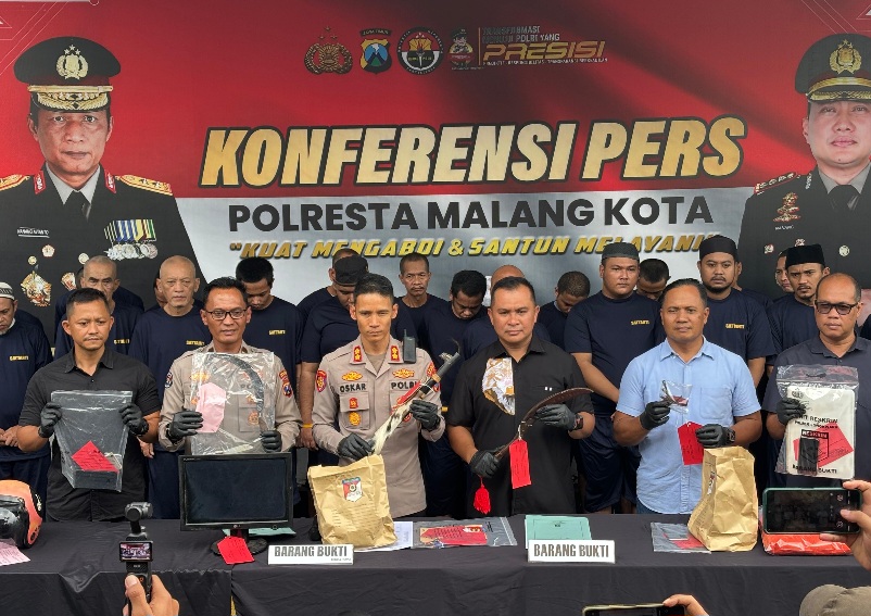 Operasi Sikat Semeru Polresta Malang Kota, Ungkap 44 Kasus dan 51 Tersangka