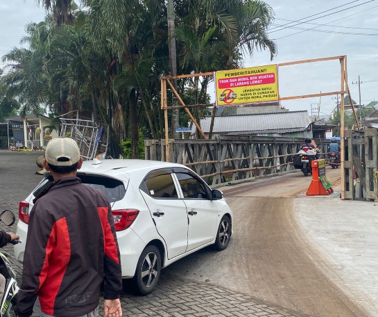 Jembatan Bailey Mulai Beroperasi, Batas Maksimal Kendaraan 10 Ton