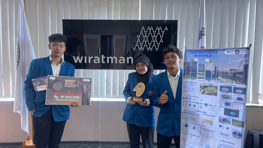 Mahasiswa Polinema Raih Juara 1 Nasional di Wiratman BIM Structural Competition 2025