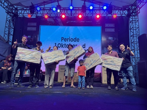 Pengundian Program “Untukmu Konsumen Honda” di Blitar Ramai Disaksikan Warga