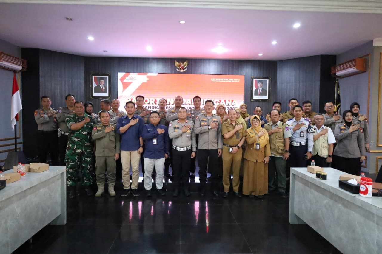 Polresta Malang Kota Perkuat Kesiapsiagaan Hadapi Cuaca Ekstrem Jelang Nataru