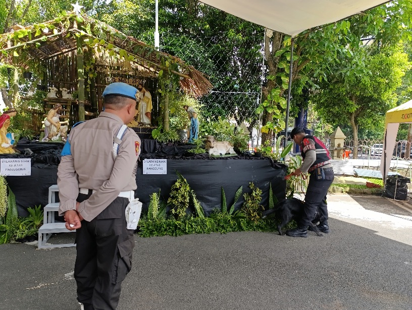 Polresta Malang Kota Perketat Pengamanan Jelang Natal 2025, Sterilisasi Gereja Besar