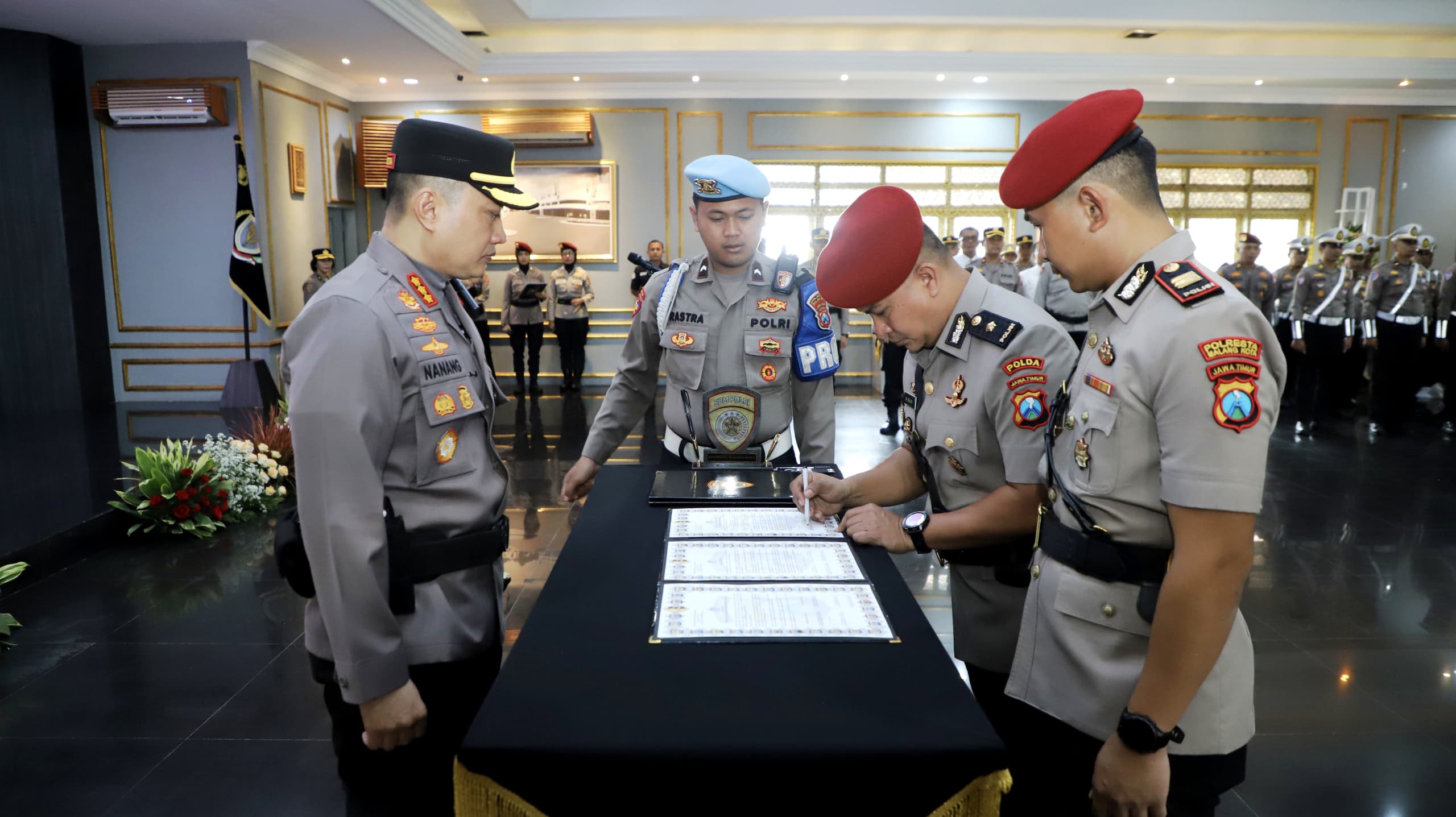Rotasi Jabatan di Polresta Malang Kota, Kapolresta Ingatkan Profesionalitas