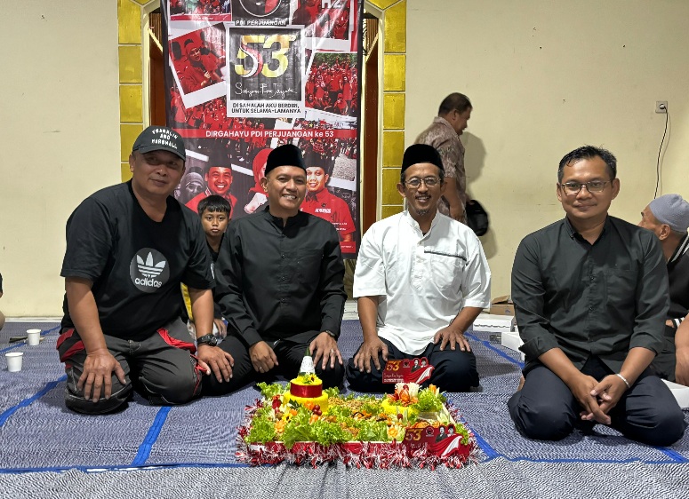 Yiyesta Ndaru Ajak Komunitas Syukuran HUT PDI Perjuangan Secara Sederhana
