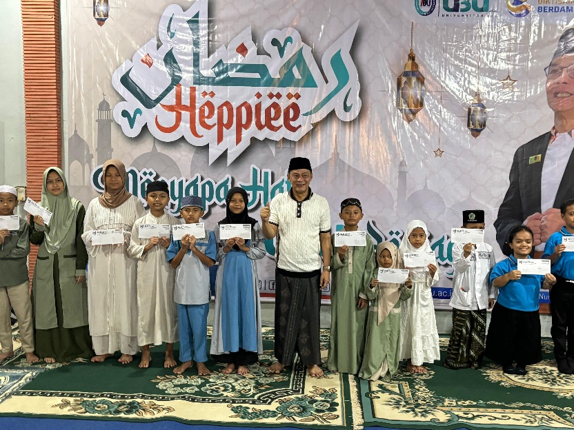 Heppiee Menyapa Hati, UIBU Berbagi Kebahagiaan dengan 250 Anak Yatim