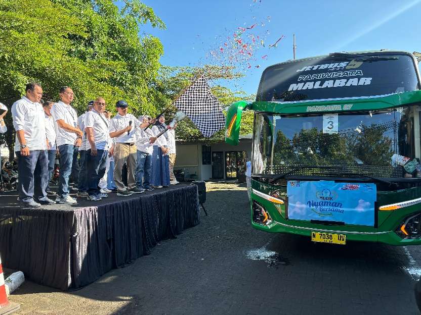 Ratusan Penumpang Antusias Ikuti Program Mudik Bareng PJT I