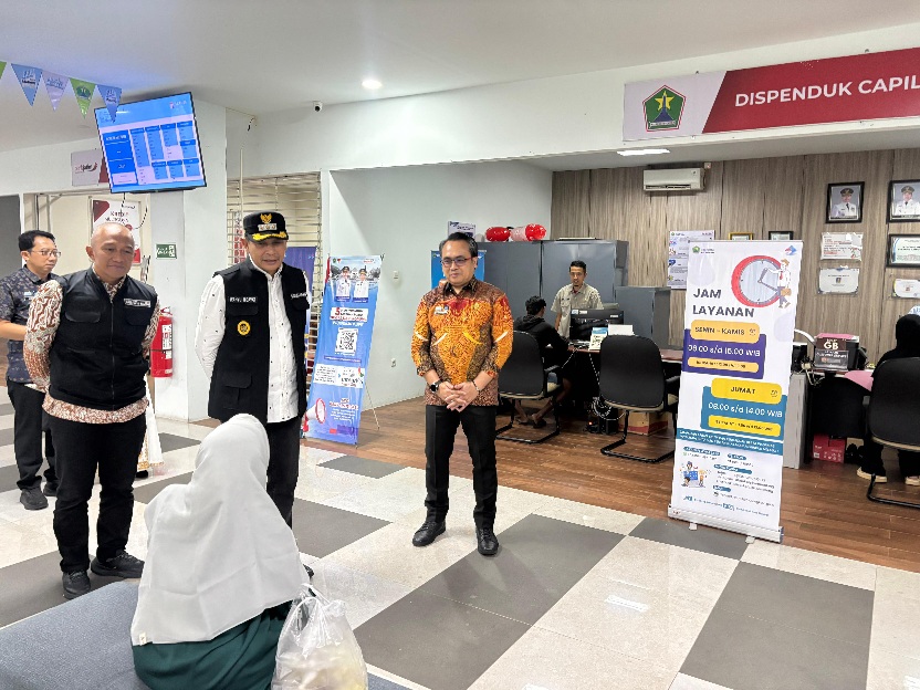 Sidak MPP, Wahyu Hidayat Pastikan Pelayanan Publik Berjalan Usai Libur Lebaran