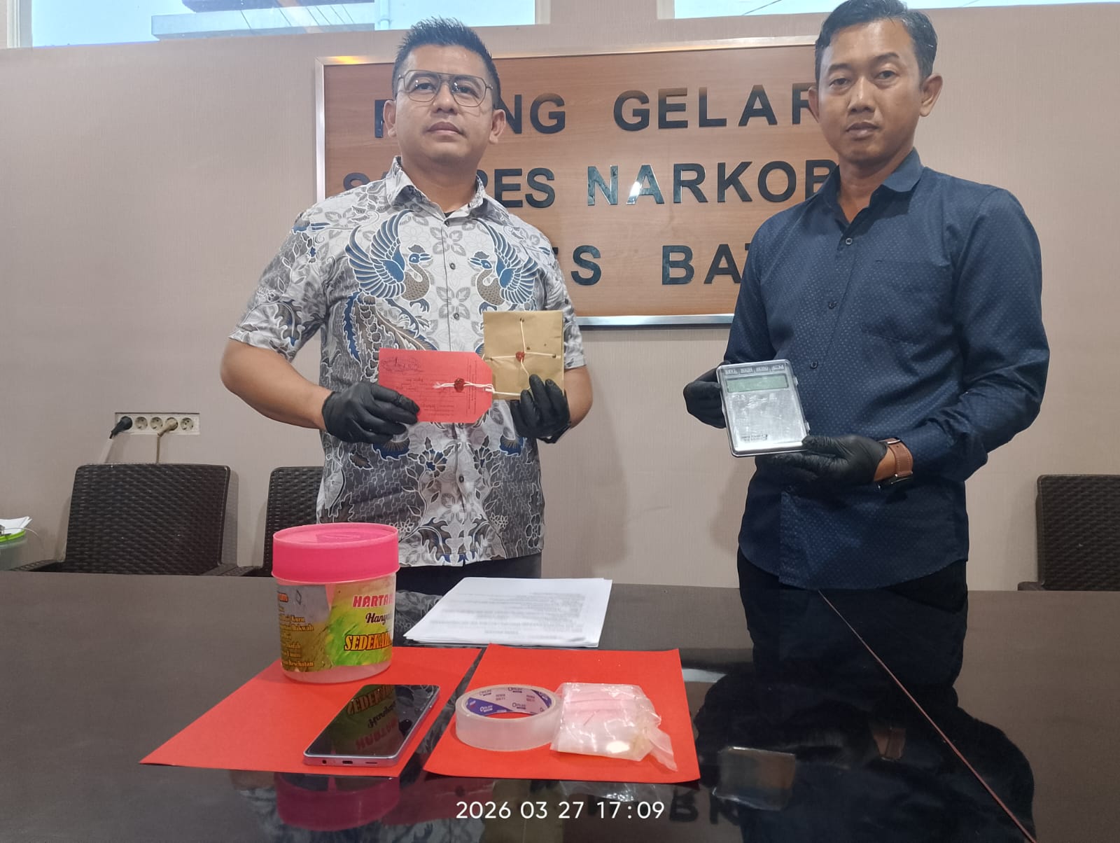 Edarkan Sabu, Kuli Bangunan Terancam Kurungan Penjara 20 Tahun